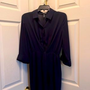 Aqua Navy Blue dress.